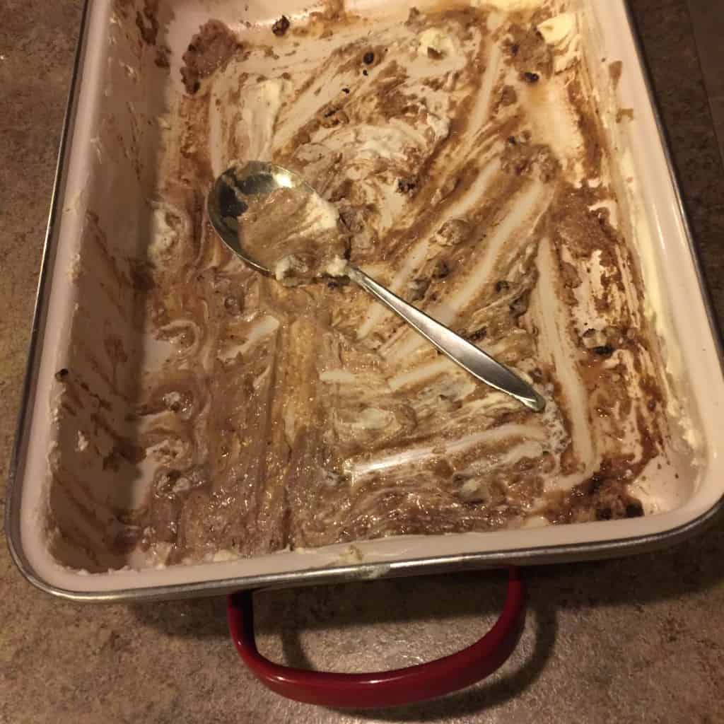 My pan after the team potluck.
